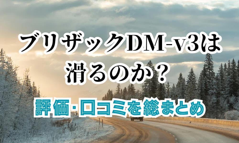 ブリザック dm-v3 滑る