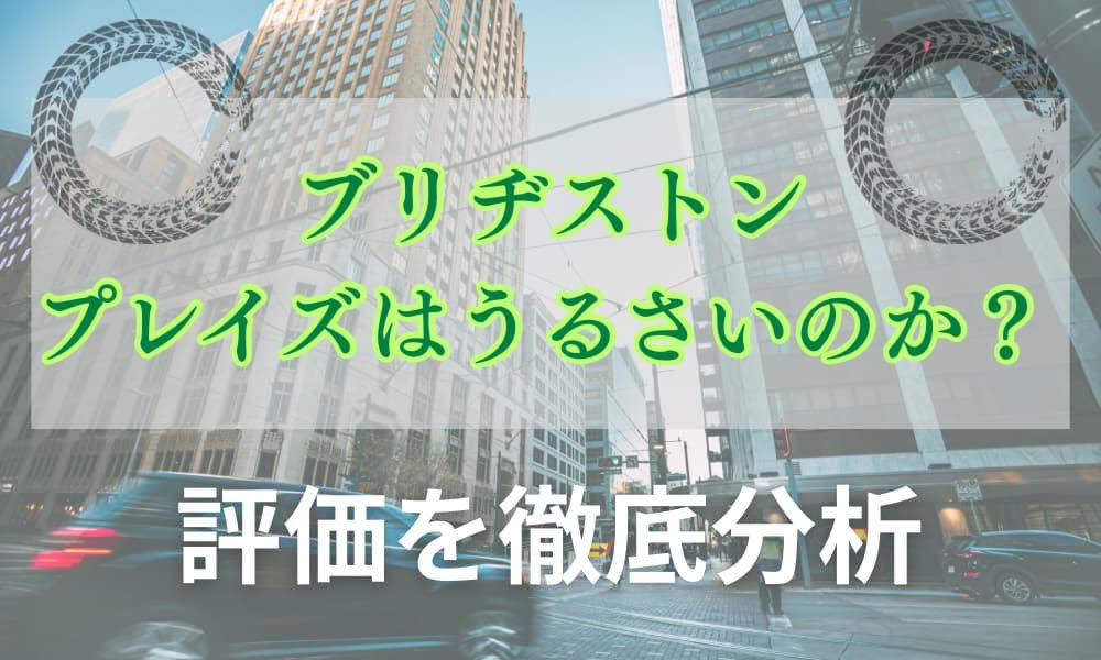 ブリヂストン プレイズ うるさい